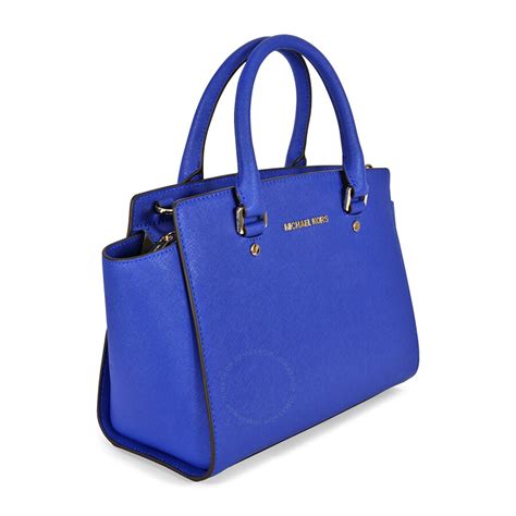 michael kors selma medium blue|Michael Kors selma medium satchel.